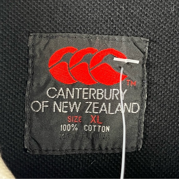 NWT Canterbury of New Zealand Jersey sz XL 100% Cotton Polo stripes Men’s Unisex - Picture 9 of 12